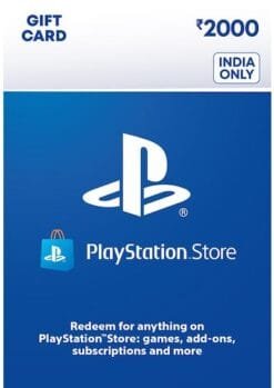 Rs. 2000 PlayStation Network Wallet Top Up (Psn Card India)