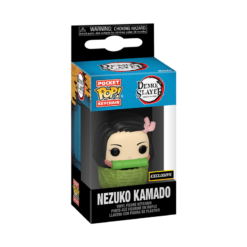 Pop! Keychain Nezuko Kamado In Basket