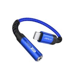 Jsaux Mfi Lightning To 3.5mm Audio Adapter Cl0054 Blue (Imported)